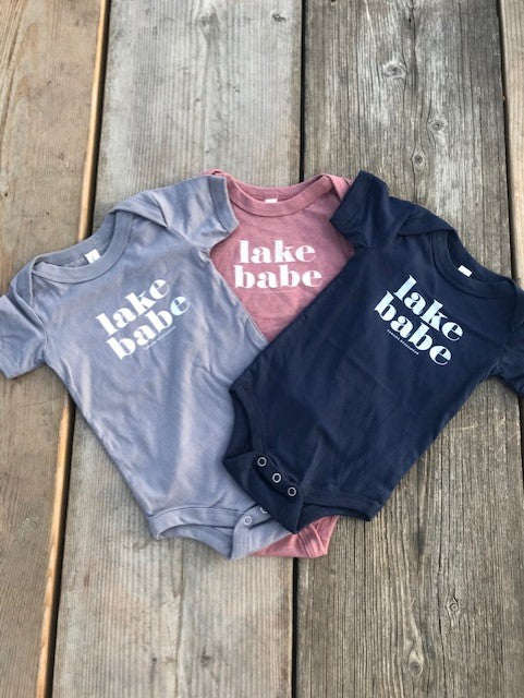 LAKE BABE ONESIE...NOW ON SALE ONLY $15